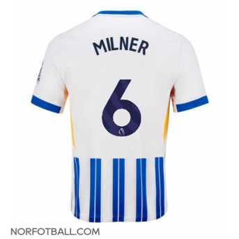 Billige Fotballdrakt Brighton James Milner #6 Replika Hjemmedrakt 2024-25 Kortermet